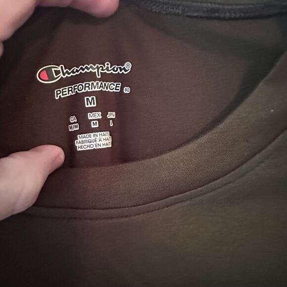 CHAMPION Performance Brown Orange Men's Shirt ~ Cleveland Browns Colors ~ Medium - Picture 3 of 7